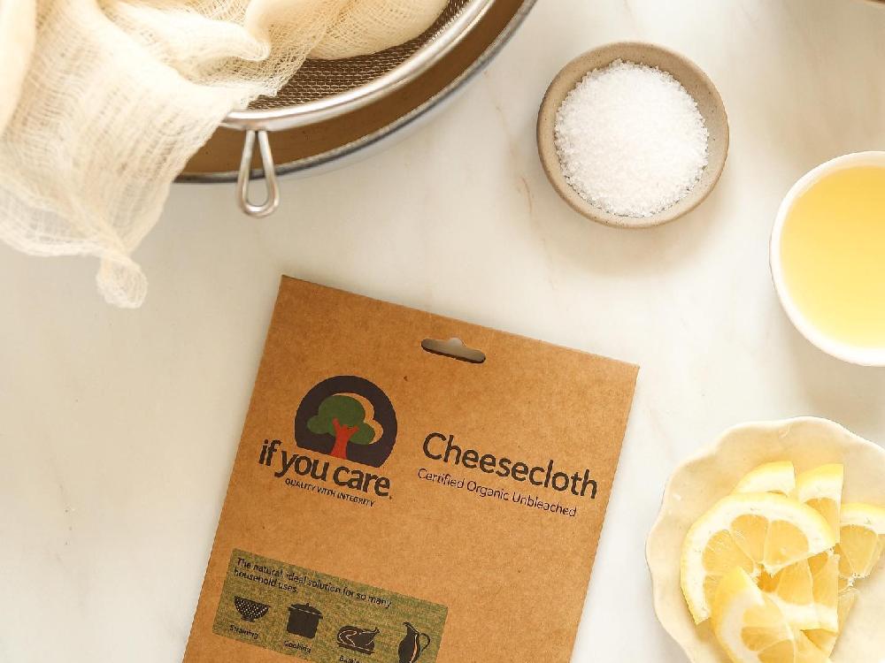 ＜if you care/イフユーケア＞GOTS認証＆USDAバイオベース認証 オーガニックコットン100％チーズクロス(こし布）