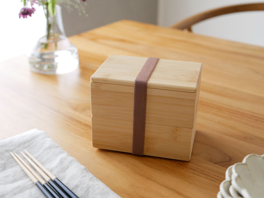 ＜若兆＞食洗機対応 竹のお重箱