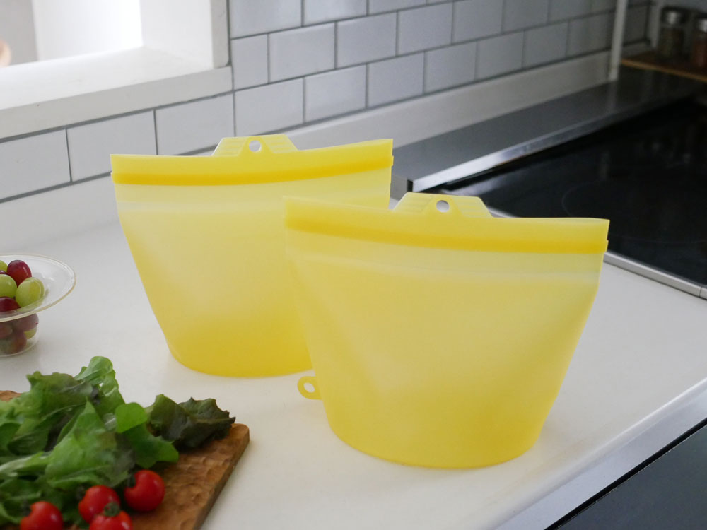 ＜コジット＞大きくひらくシリコンクックバッグ