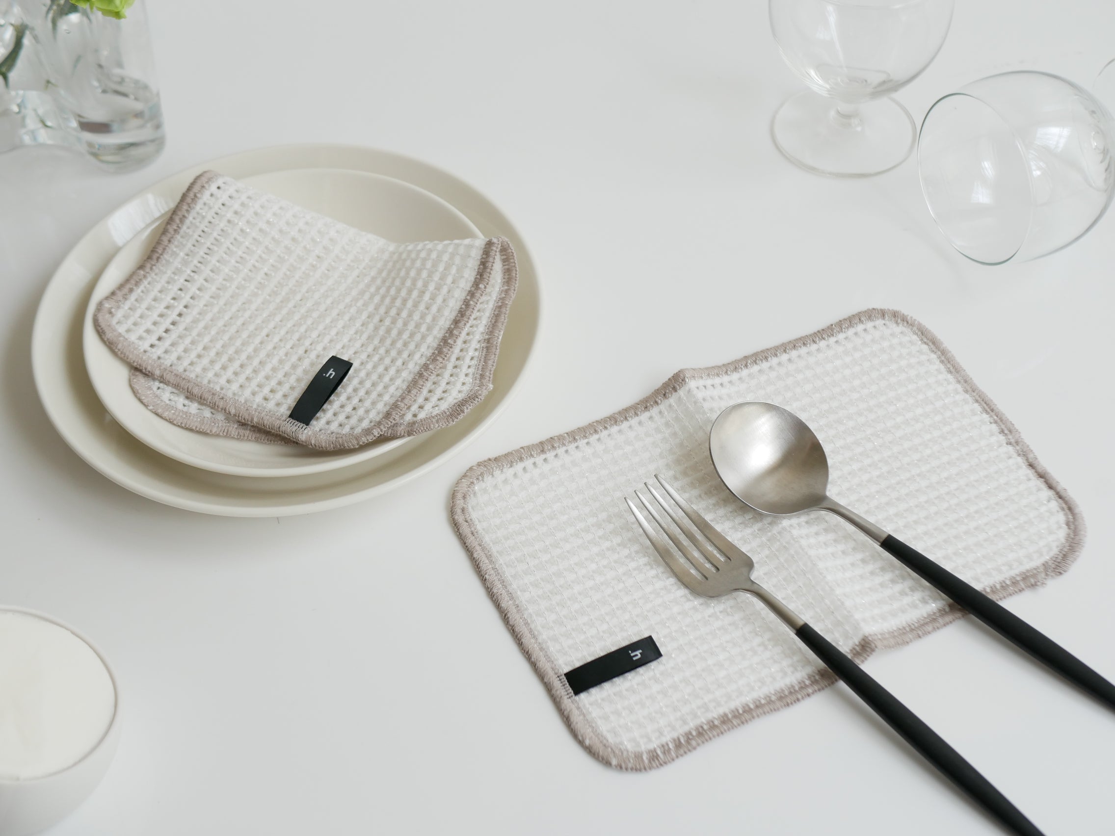 ＜Knit kobo.h/ニットコウボウドットアッシュ＞無限に抗菌するクロススポンジ