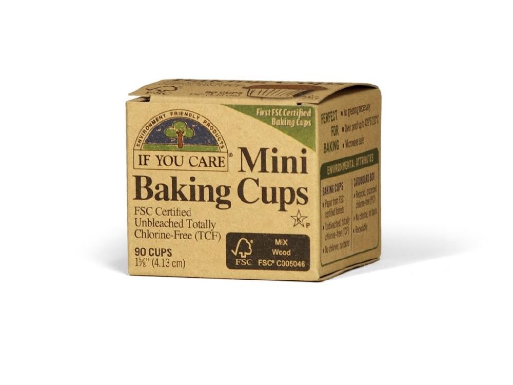 ＜if you care/イフユーケア＞FSC＆コンポスト認証 ラージベイキングカップ（60枚入り)・ ミニベイキングカップ（90枚入り)