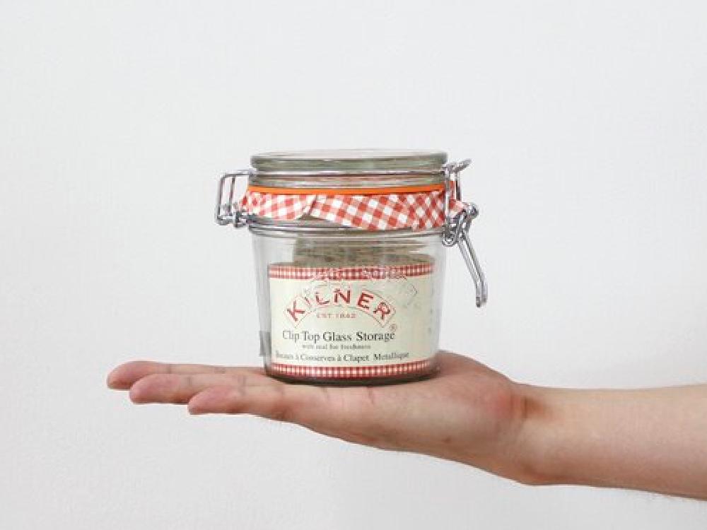 ＜KILNER/キルナー＞ ROUND CLIPTOP JAR