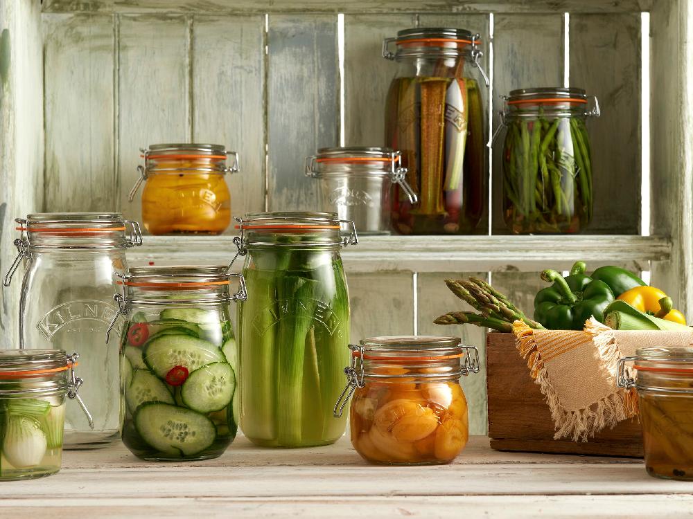 ＜KILNER/キルナー＞ ROUND CLIPTOP JAR