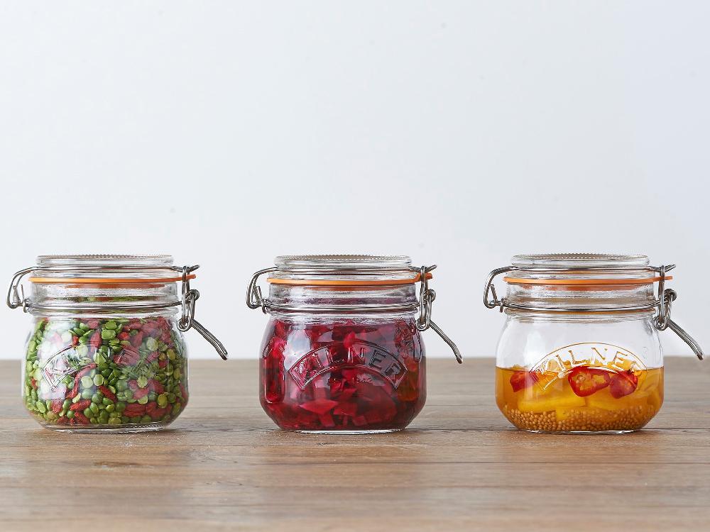 ＜KILNER/キルナー＞ ROUND CLIPTOP JAR