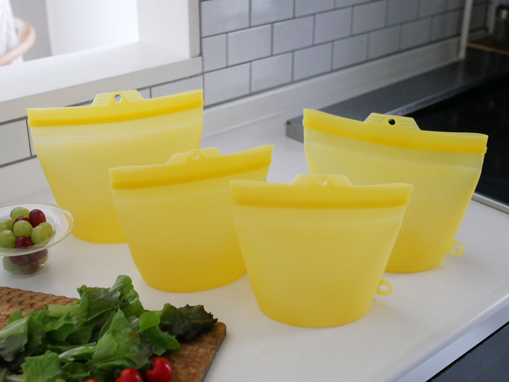 ＜コジット＞大きくひらくシリコンクックバッグ