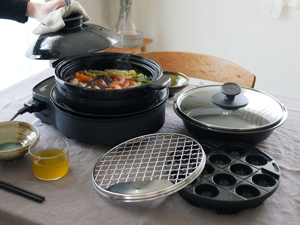 ＜siroca/シロカ＞ 多彩なプレートで楽しみひろがる おうちいろり