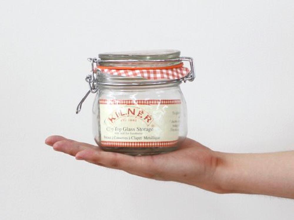 ＜KILNER/キルナー＞ ROUND CLIPTOP JAR