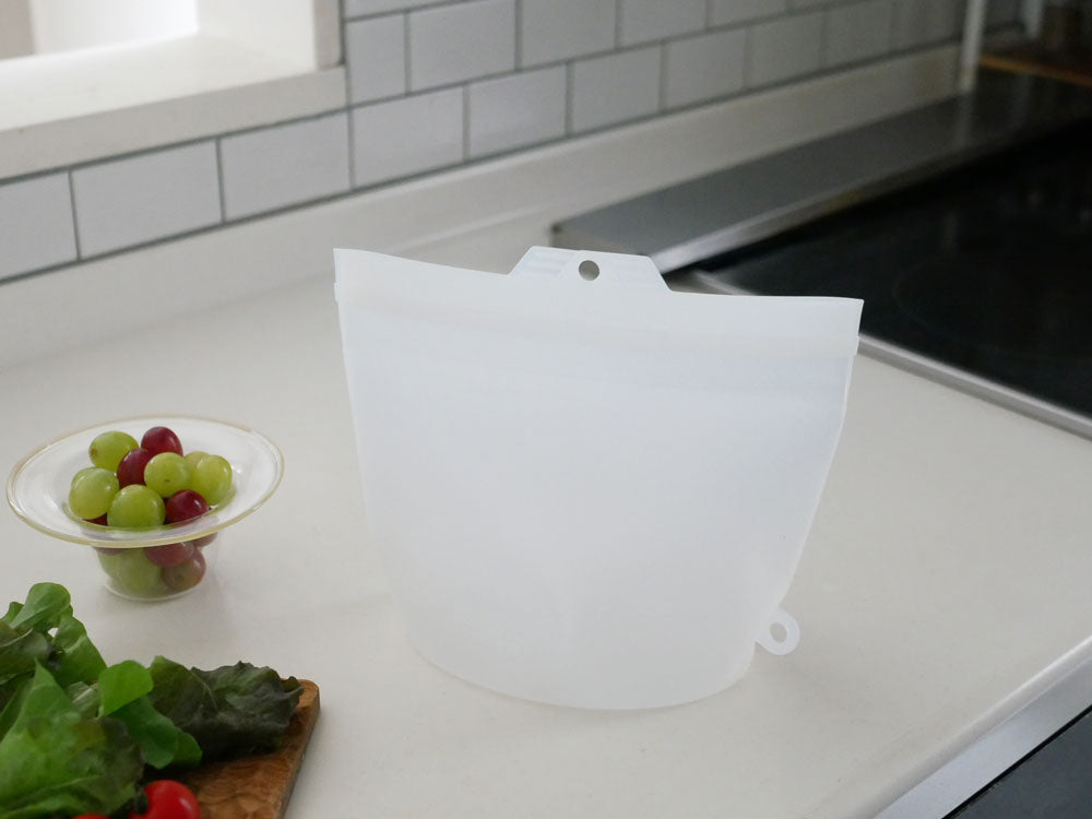 ＜コジット＞大きくひらくシリコンクックバッグ