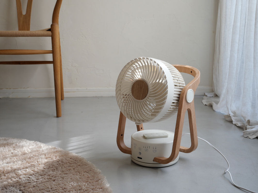 ＜THREEUP/スリーアップ＞WOOD STYLE 節電センサー付DCサーキュレーター