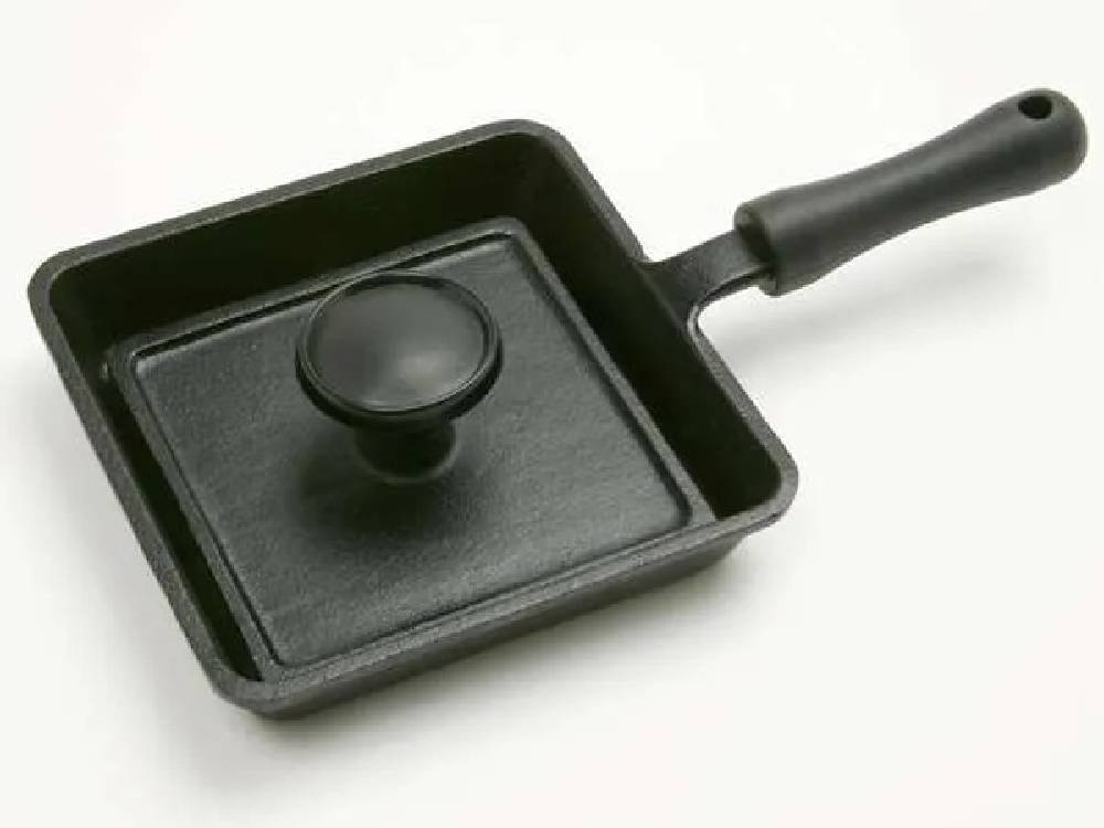 ＜NORPRO/ノープロ＞プレス付き鉄のミニグリルパン