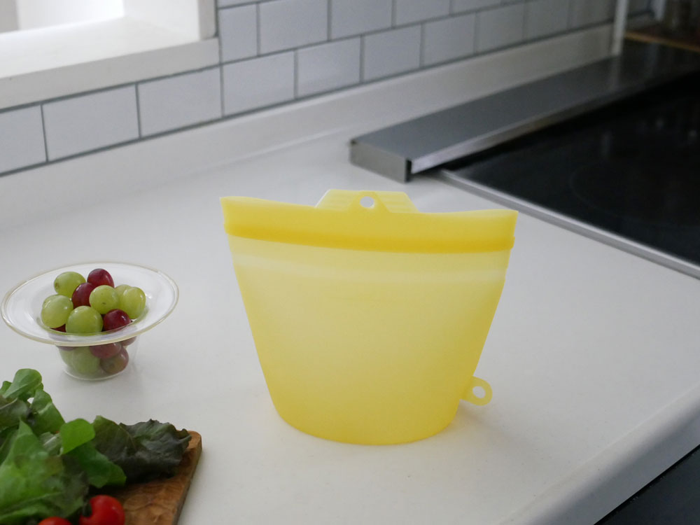 ＜コジット＞大きくひらくシリコンクックバッグ