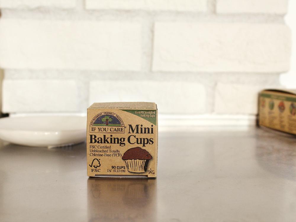 ＜if you care/イフユーケア＞FSC＆コンポスト認証 ラージベイキングカップ（60枚入り)・ ミニベイキングカップ（90枚入り)