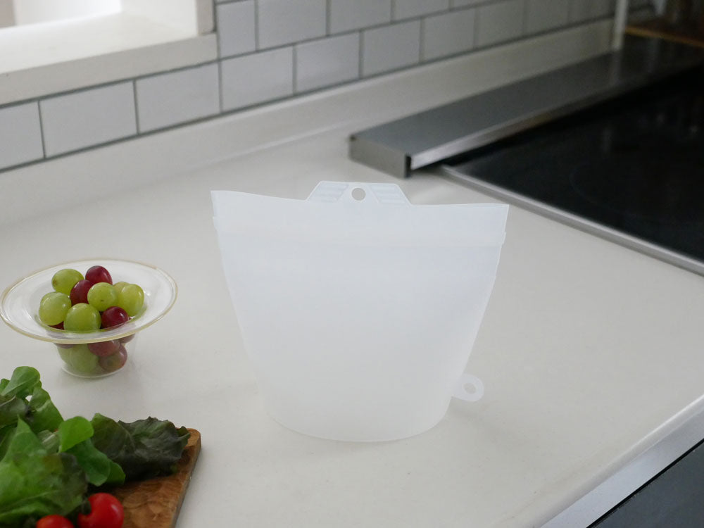 ＜コジット＞大きくひらくシリコンクックバッグ