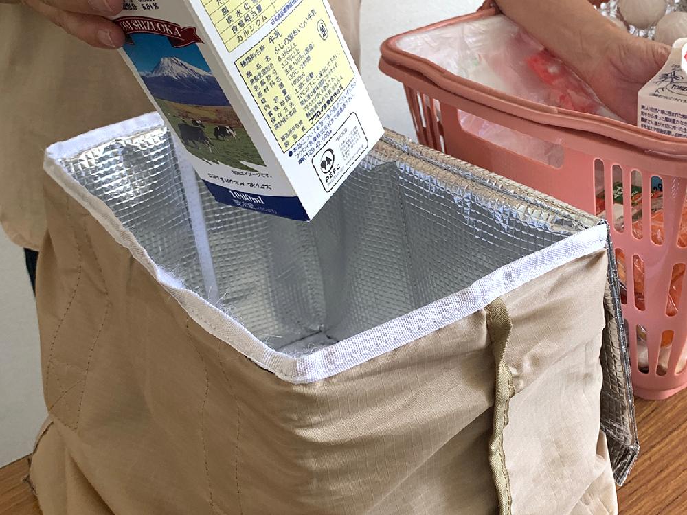 ＜Hakohu/ハコフ＞2階建てレジかごバッグ