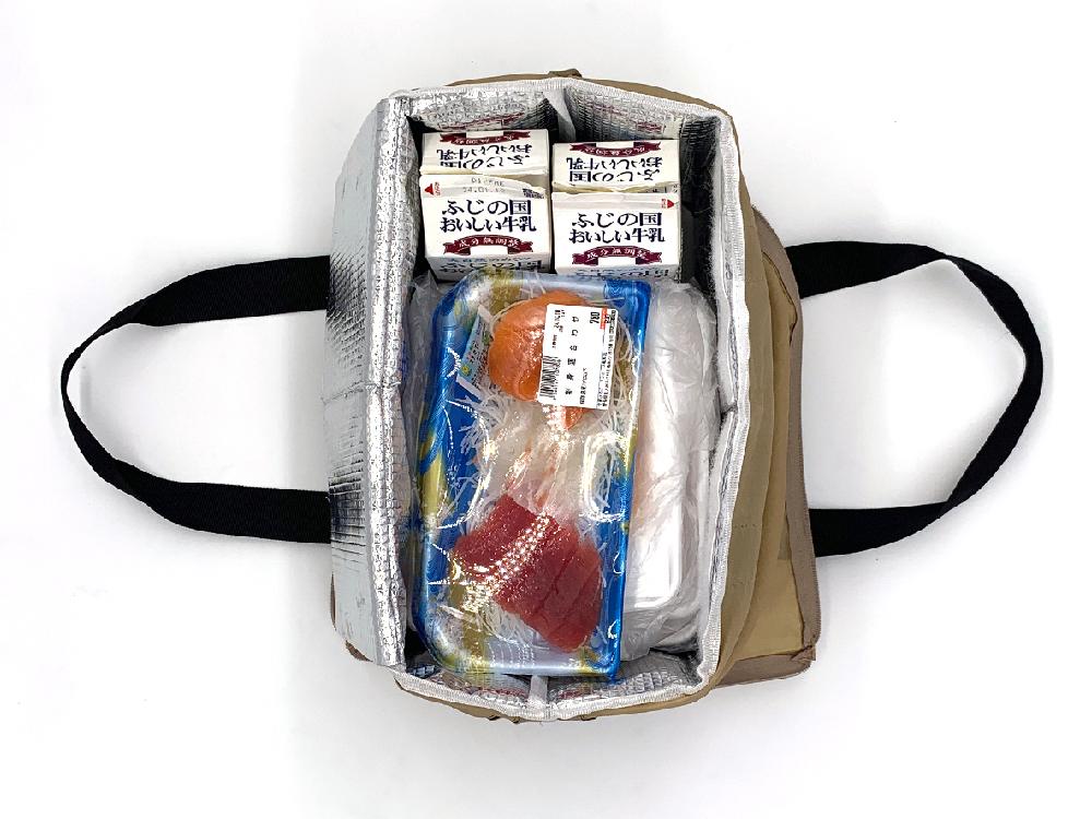 ＜Hakohu/ハコフ＞2階建てレジかごバッグ