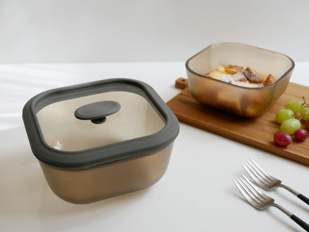 ＜evercook＞ガラス電子レンジ調理器