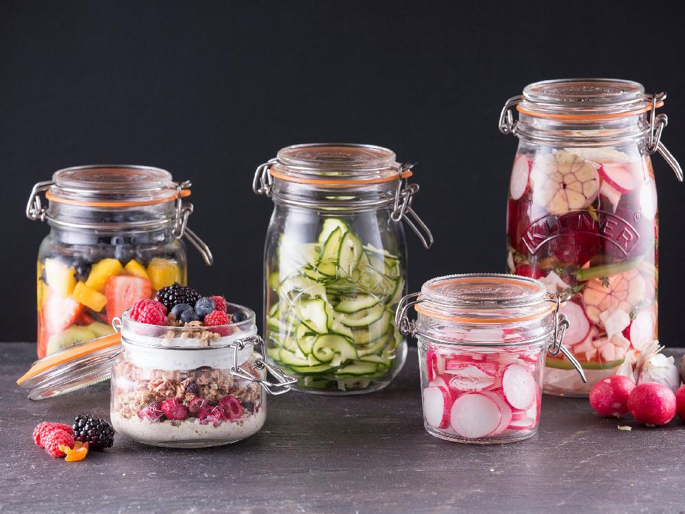 ＜KILNER/キルナー＞ ROUND CLIPTOP JAR