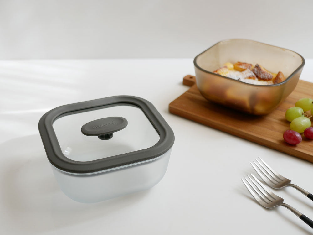 ＜evercook＞ガラス電子レンジ調理器