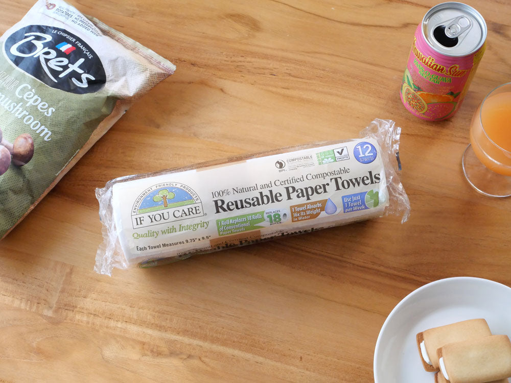 ＜if you care/イフユーケア＞100%ナチュラル高吸水リユーザブルペーパータオル