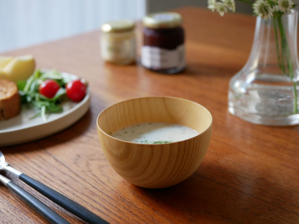 ＜木の器＞食洗機対応 天然木のマルチボール