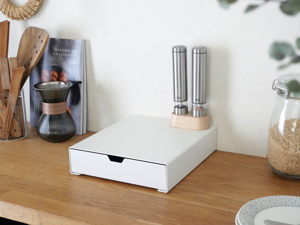 スチール製キッチン家電下収納ラック