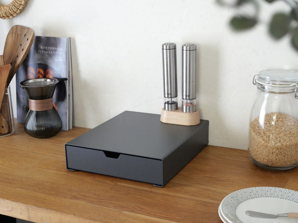 スチール製キッチン家電下収納ラック