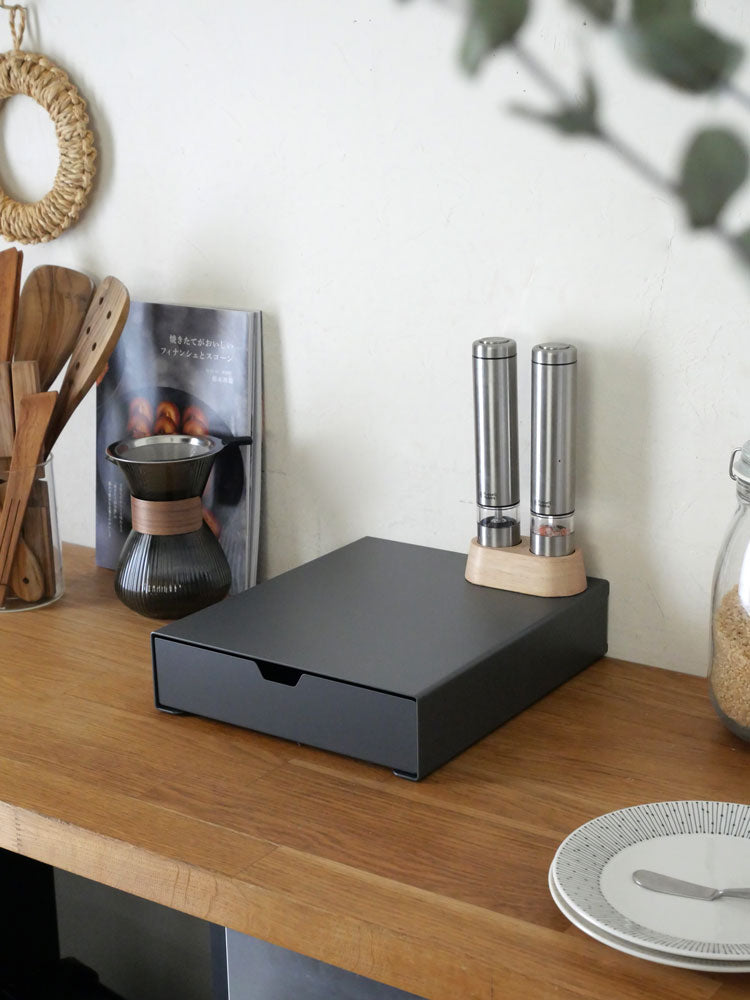 スチール製キッチン家電下収納ラック