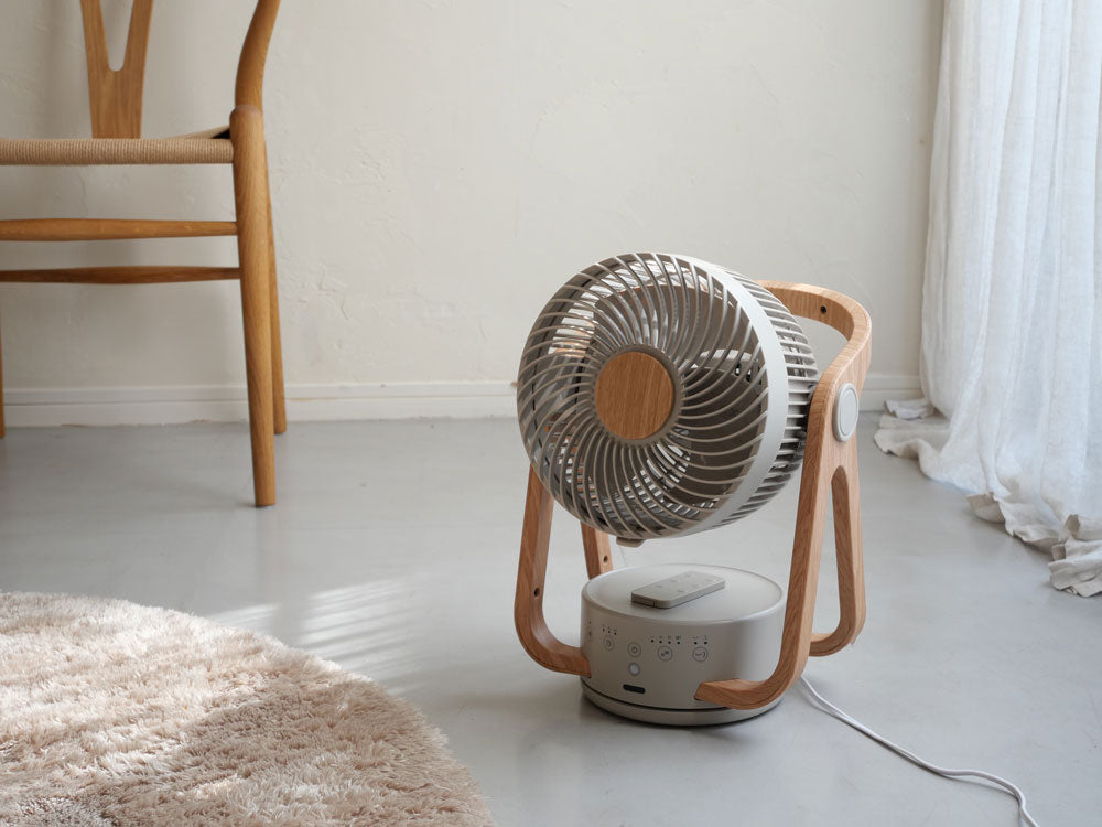 ＜THREEUP/スリーアップ＞WOOD STYLE 節電センサー付DCサーキュレーター