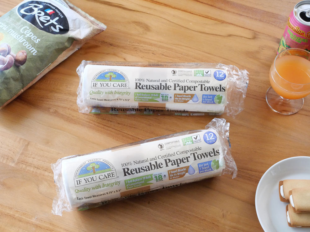 ＜if you care/イフユーケア＞100%ナチュラル高吸水リユーザブルペーパータオル