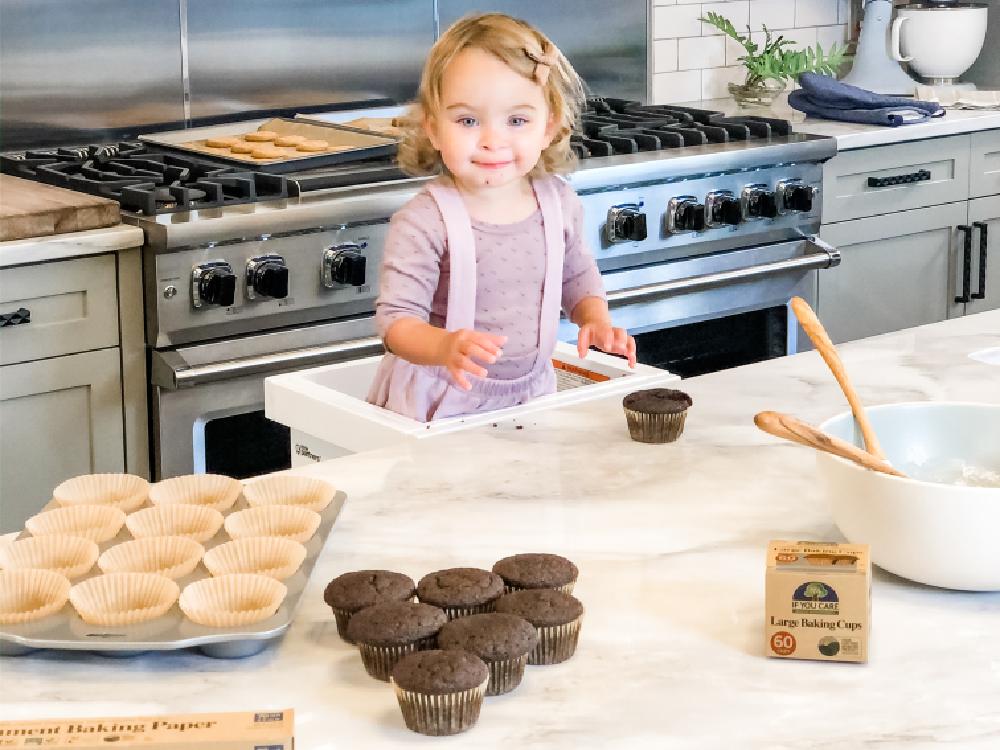 ＜if you care/イフユーケア＞FSC＆コンポスト認証 ラージベイキングカップ（60枚入り)・ ミニベイキングカップ（90枚入り)