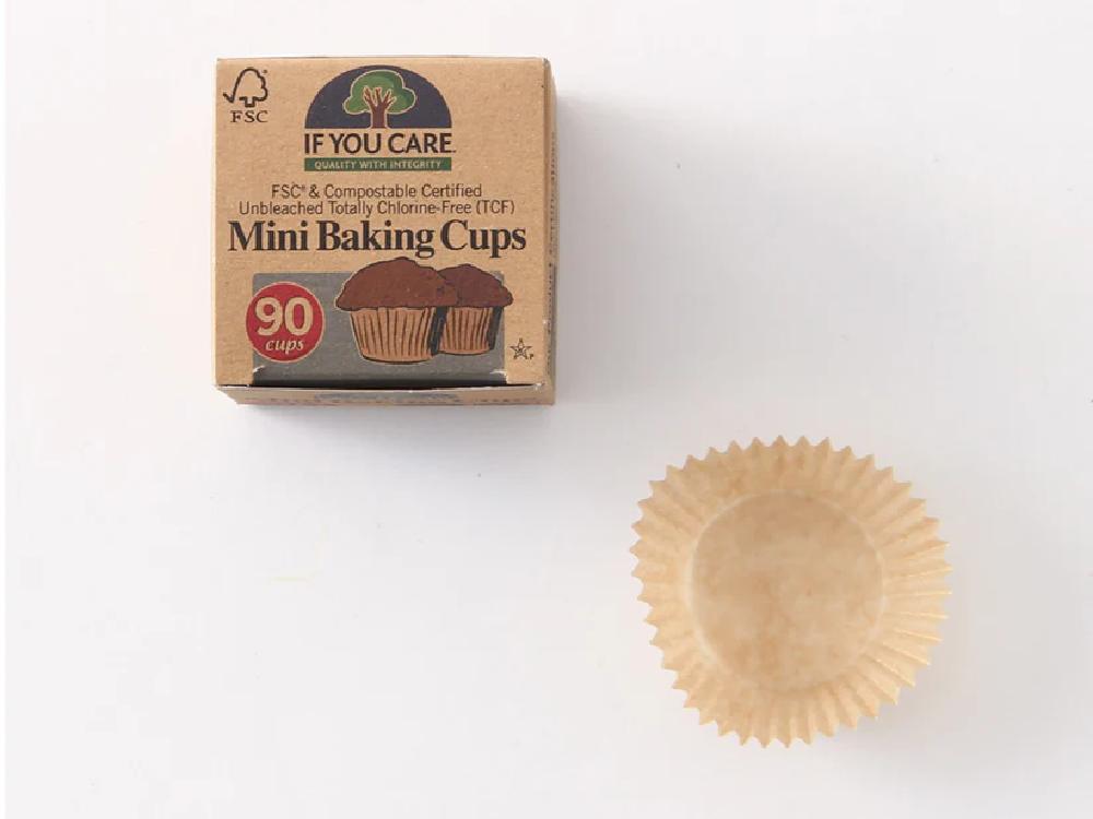 ＜if you care/イフユーケア＞FSC＆コンポスト認証 ラージベイキングカップ（60枚入り)・ ミニベイキングカップ（90枚入り)