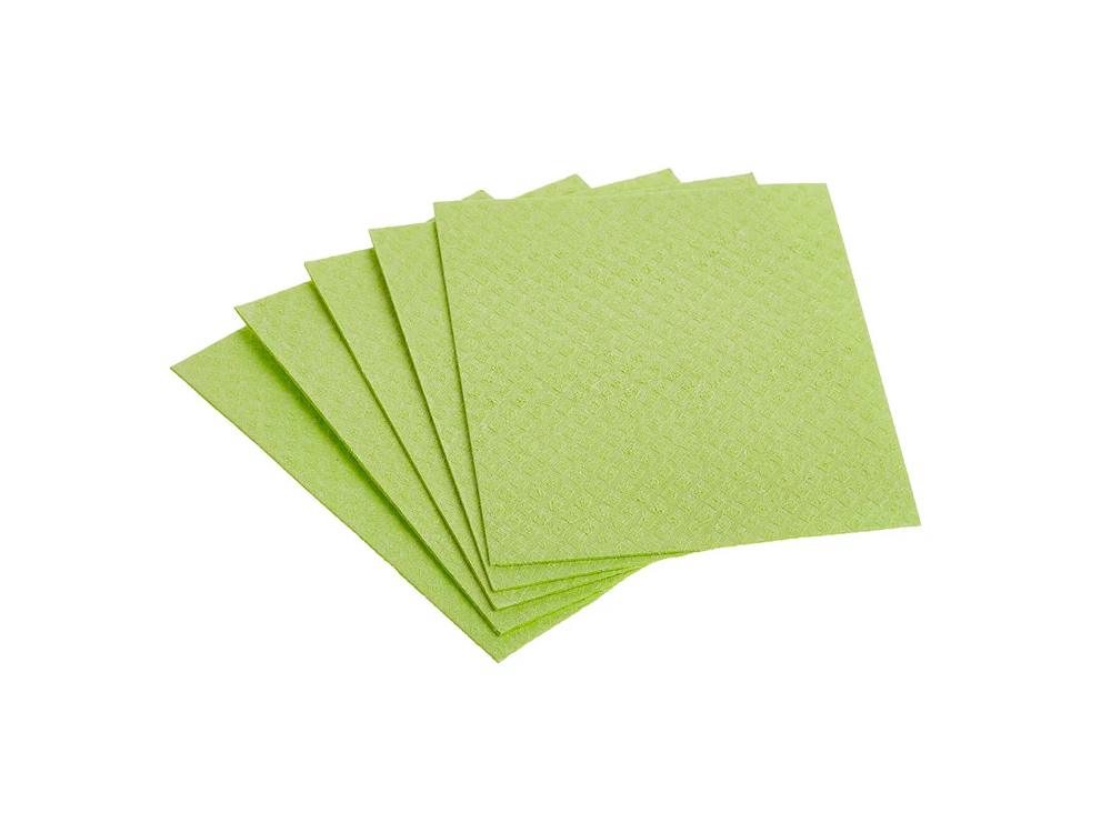 ＜if you care/イフユーケア＞コンポスト&USDAバイオベース認証 100%ナチュラル高吸水スポンジクロス（5枚入）