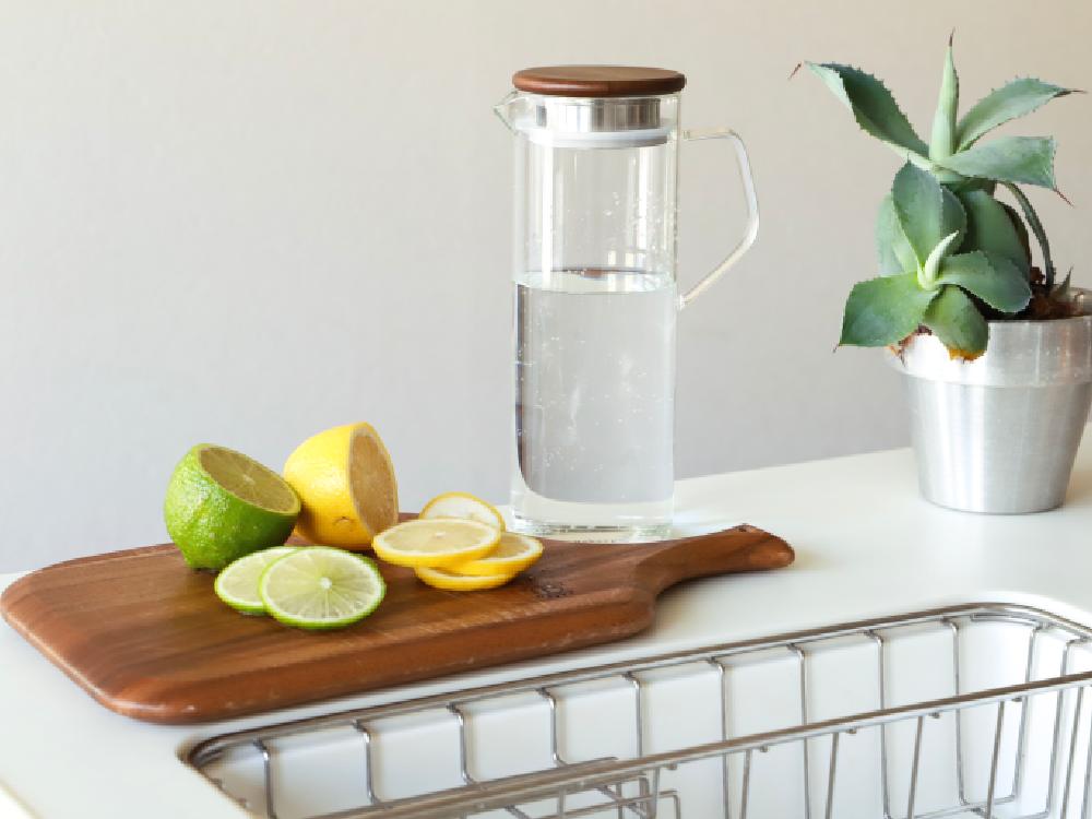 ＜adepeche/アデペシュ＞ガラスのジャグ　noon collection