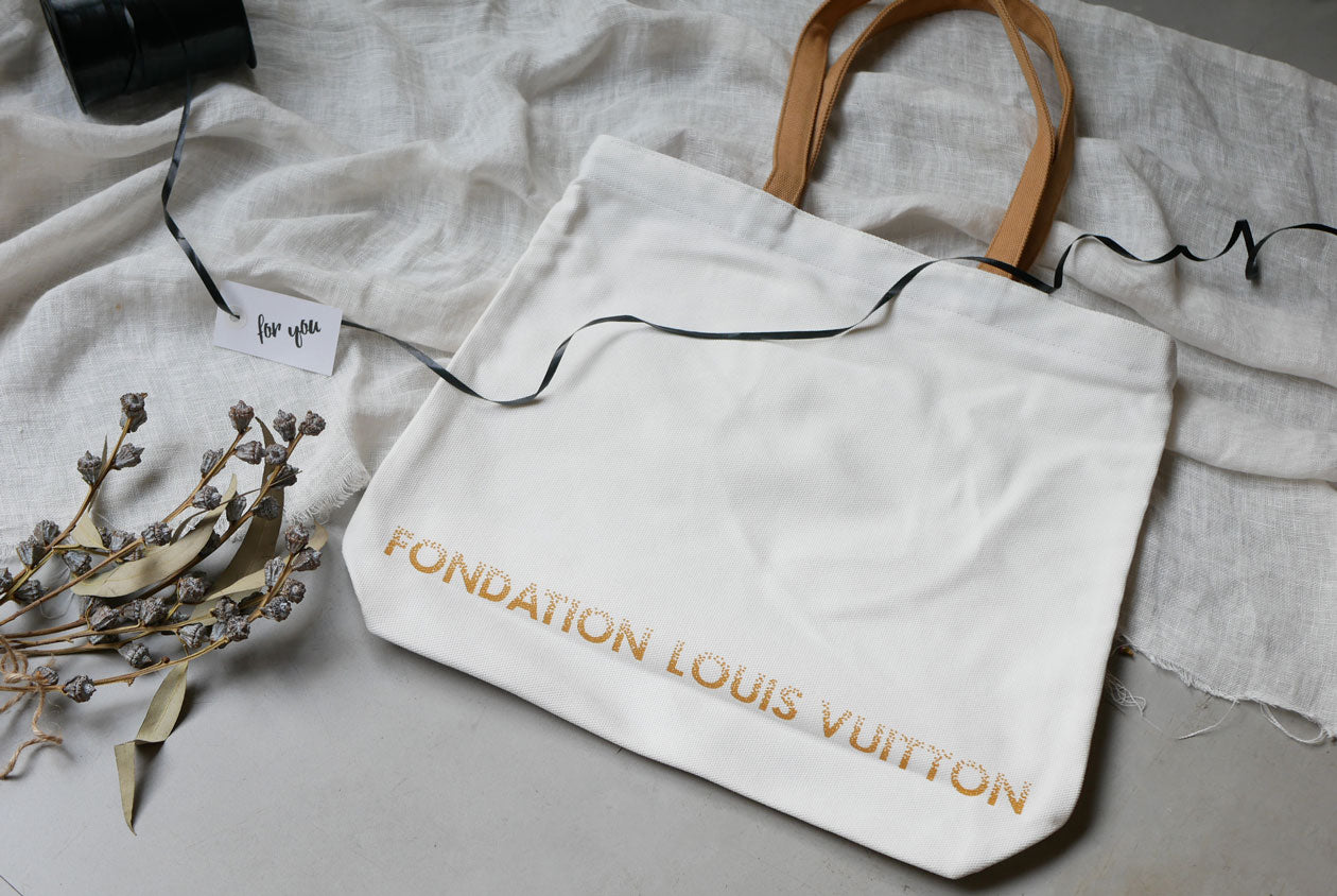 Fondation Louis Vuitton  Canvas Tote BagFondation