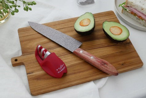 スーパーストーンバリア包丁　専用シャープナー￥1,980(税込)付き ■
