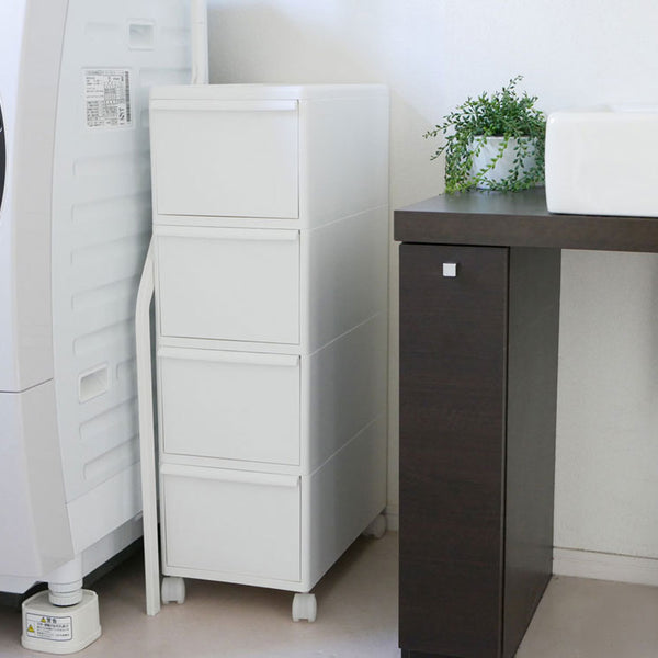 デイリーストッカー　キャスター&台付き キッチンワゴン しまえる作業台付キッチン家電ワゴン 幅72cm