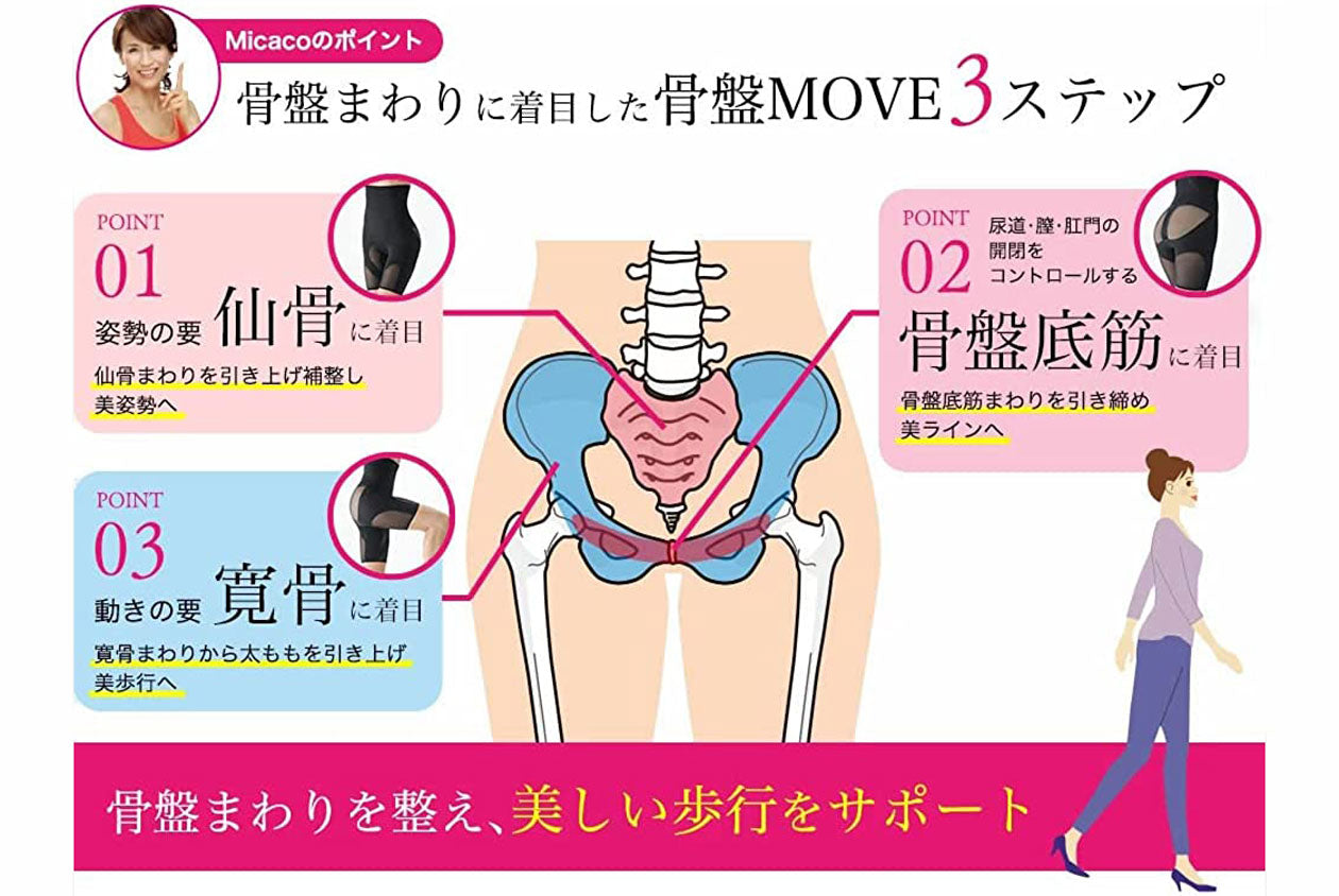 ＜Micaco＞骨盤MOVEショーツ