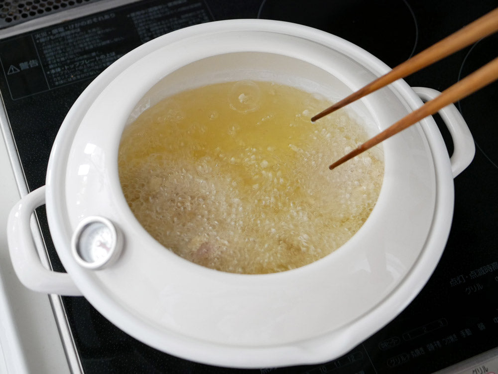 <富士ホーロー>24cm 天ぷら鍋